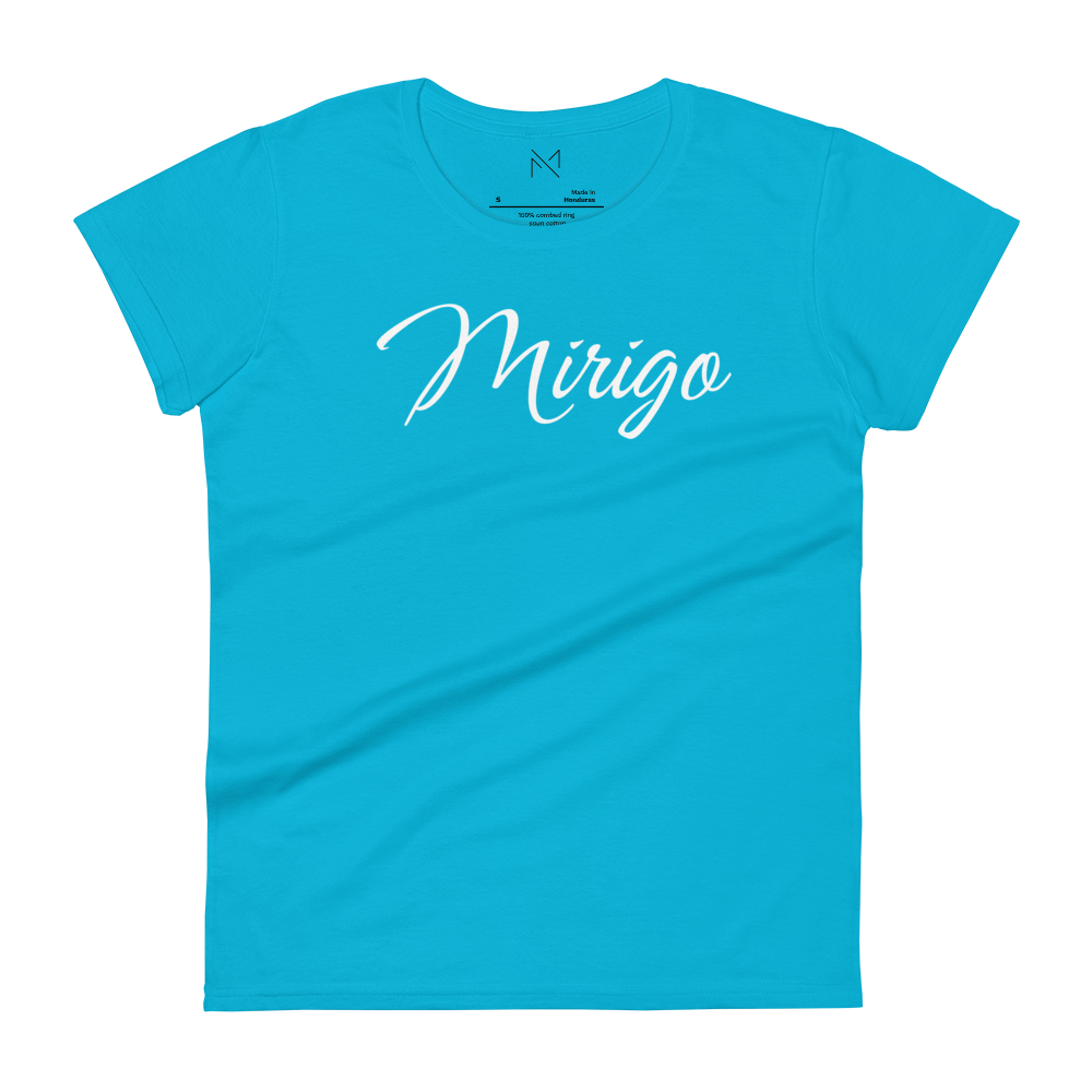 Women t-shirt - Mirigo blue